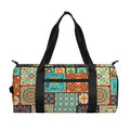 Vintage Floral Patchwork Pattern Print Gym Bag