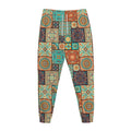 Vintage Floral Patchwork Pattern Print Jogger Pants