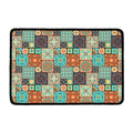 Vintage Floral Patchwork Pattern Print Kitchen Mat