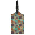 Vintage Floral Patchwork Pattern Print Luggage Tag