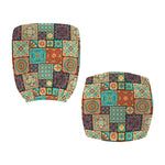 Vintage Floral Patchwork Pattern Print Office Chair Cover