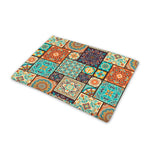Vintage Floral Patchwork Pattern Print Pet Cooling Mat Cover