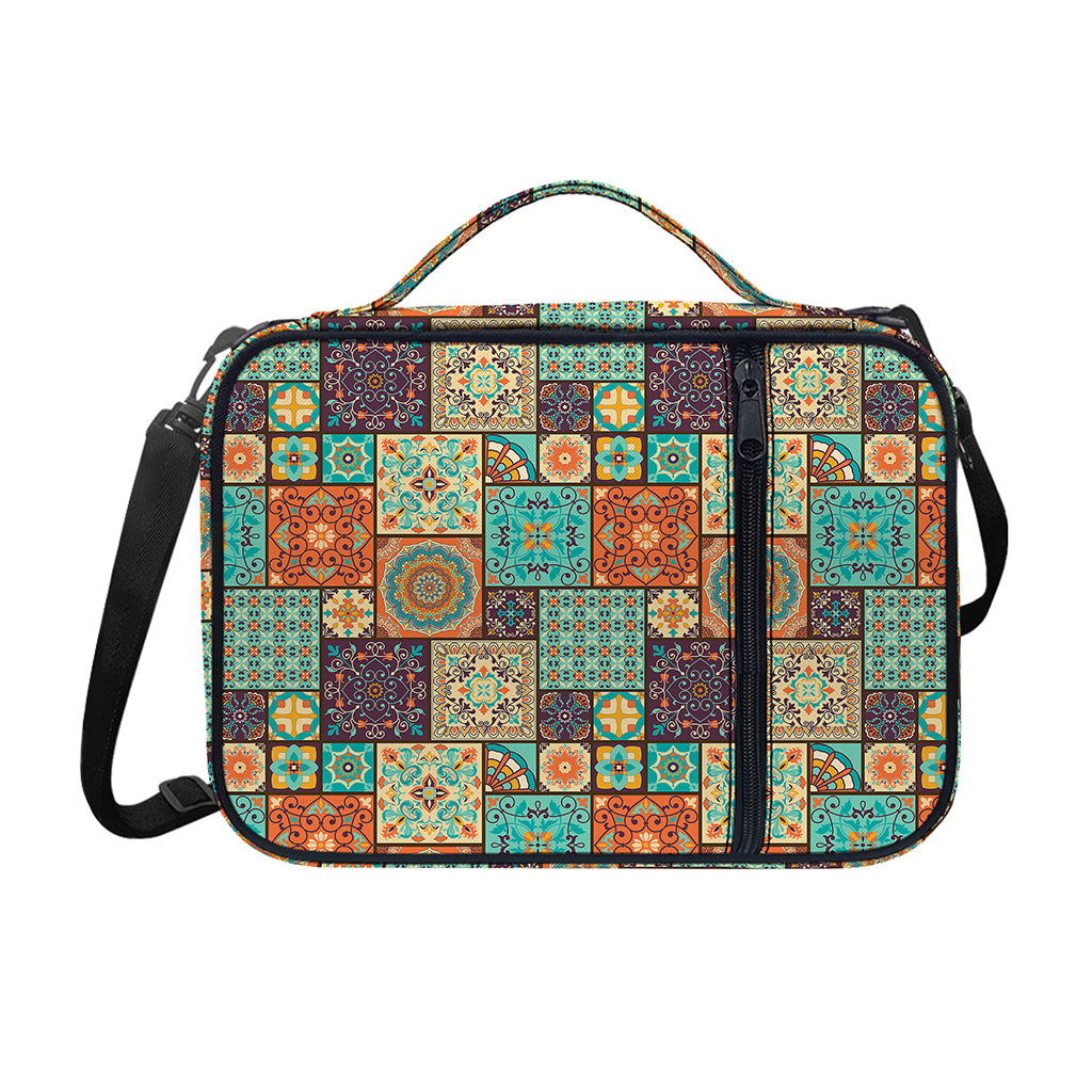 Vintage Floral Patchwork Pattern Print Shoulder Strap Bible Bag