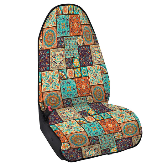 Vintage Floral Patchwork Pattern Print Waterproof Car Seat Cover