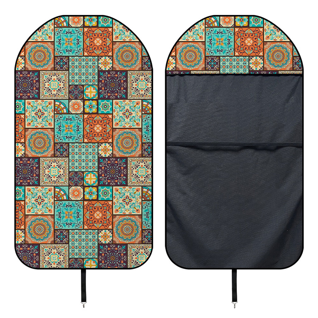 Vintage Floral Patchwork Pattern Print Waterproof Car Seat Cover