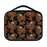 Vintage Floral Skull Pattern Print Classic Bible Case