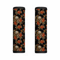 Vintage Floral Skull Pattern Print Handle Covers