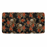 Vintage Floral Skull Pattern Print Towel