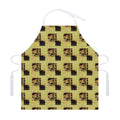Vintage Flower Patchwork Pattern Print Adjustable Apron