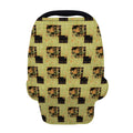 Vintage Flower Patchwork Pattern Print Baby Seat Cover