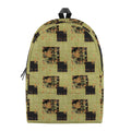 Vintage Flower Patchwork Pattern Print School Backpack