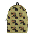 Vintage Flower Patchwork Pattern Print Backpack