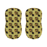 Vintage Flower Patchwork Pattern Print Bar Stool Covers