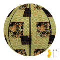 Vintage Flower Patchwork Pattern Print Basketball