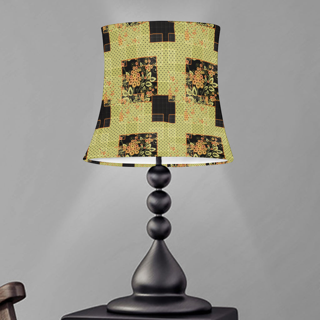 Vintage Flower Patchwork Pattern Print Bell Lamp Shade