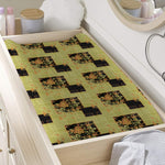 Vintage Flower Patchwork Pattern Print Changing Pad Cover