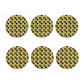 Vintage Flower Patchwork Pattern Print Coaster Set