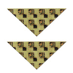 Vintage Flower Patchwork Pattern Print Dog Bandana