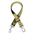 Vintage Flower Patchwork Pattern Print Dog Seat Belt