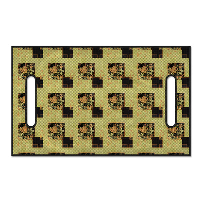 Vintage Flower Patchwork Pattern Print Golf Cart Seat Cover