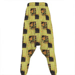Vintage Flower Patchwork Pattern Print Hammer Pants