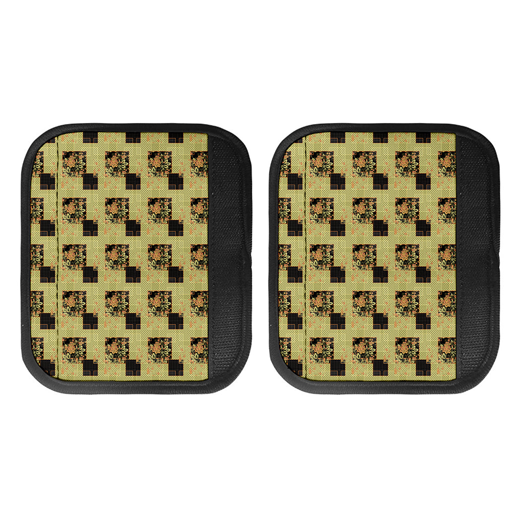 Vintage Flower Patchwork Pattern Print Handle Covers