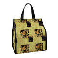 Vintage Flower Patchwork Pattern Print Insulated Lunch Tote