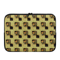 Vintage Flower Patchwork Pattern Print Laptop Sleeve