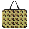 Vintage Flower Patchwork Pattern Print Laptop Sleeve With Handle