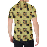 Vintage Flower Patchwork Pattern Print Men's Shirt