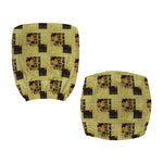 Vintage Flower Patchwork Pattern Print Office Chair Cover