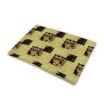 Vintage Flower Patchwork Pattern Print Pet Cooling Mat Cover