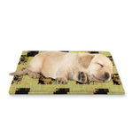 Vintage Flower Patchwork Pattern Print Pet Cooling Mat Cover