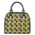 Vintage Flower Patchwork Pattern Print Shoulder Handbag