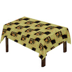 Vintage Flower Patchwork Pattern Print Tablecloth