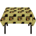 Vintage Flower Patchwork Pattern Print Tablecloth