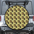 Vintage Flower Patchwork Pattern Print Tire Cover