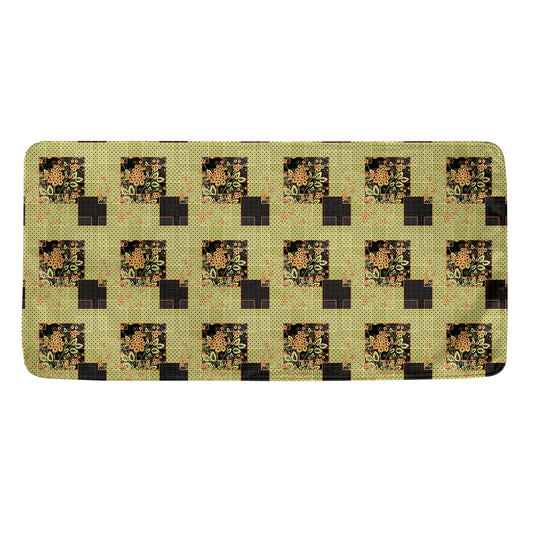 Vintage Flower Patchwork Pattern Print Towel