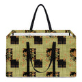 Vintage Flower Patchwork Pattern Print Utility Tote Bag