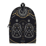 Vintage Gemini Zodiac Sign Print Backpack