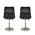 Vintage Gemini Zodiac Sign Print Bar Stool Covers