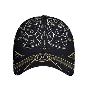 Vintage Gemini Zodiac Sign Print Baseball Cap