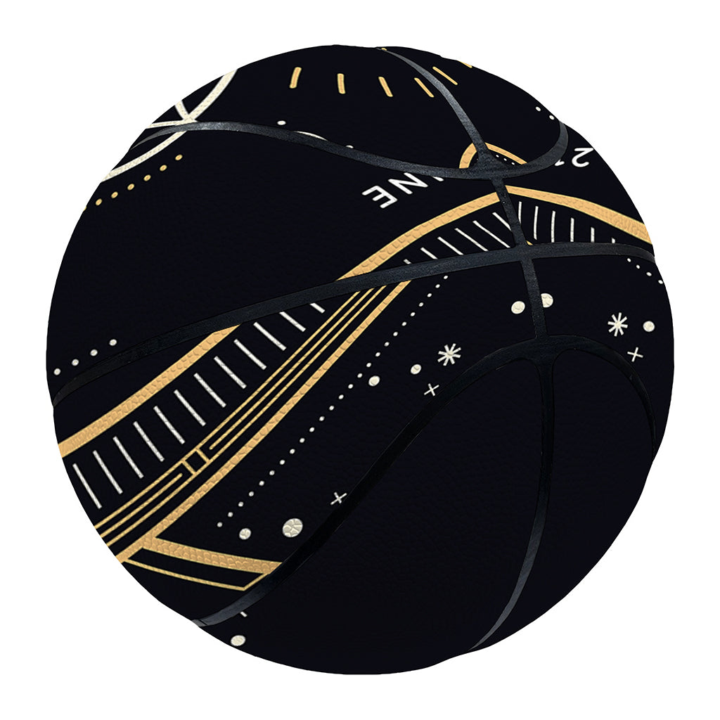 Vintage Gemini Zodiac Sign Print Basketball