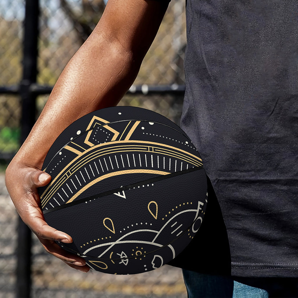 Vintage Gemini Zodiac Sign Print Basketball