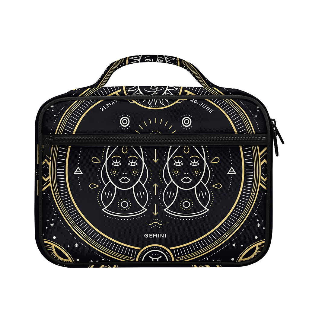 Vintage Gemini Zodiac Sign Print Briefcase Bible Bag