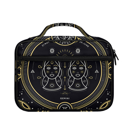 Vintage Gemini Zodiac Sign Print Briefcase Bible Bag