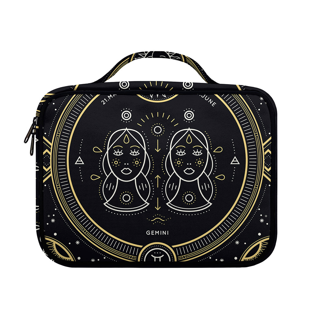 Vintage Gemini Zodiac Sign Print Briefcase Bible Bag