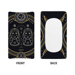Vintage Gemini Zodiac Sign Print Changing Pad Cover