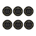 Vintage Gemini Zodiac Sign Print Coaster Set
