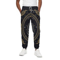 Vintage Gemini Zodiac Sign Print Cotton Sweatpants